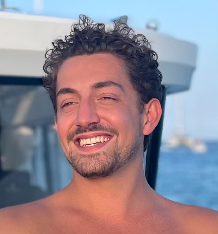 Maxime Bouché en mer, à Saint-Barthélemy